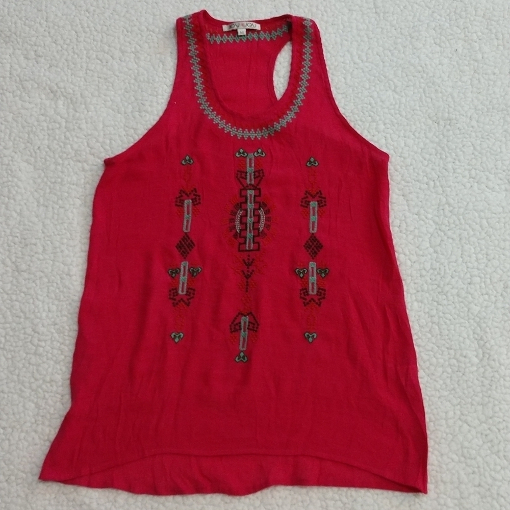 Joy Joy Sleeveless Blouse Size Medium